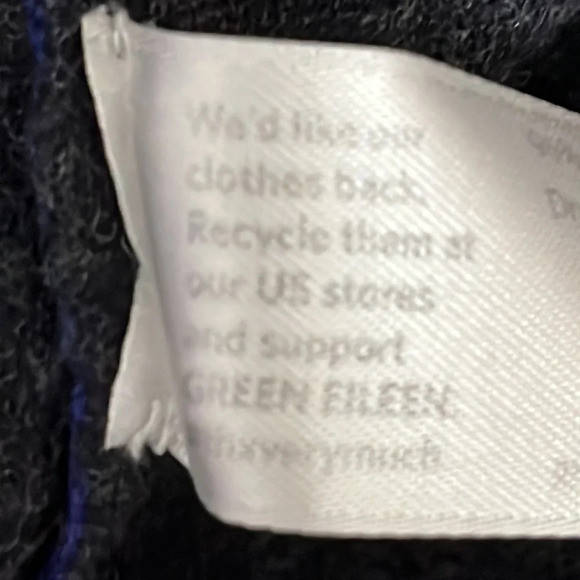 Eileen Fisher Felted Merino Double Knit Jacket in Ultramarine - Size Medium - Picture 7 of 8